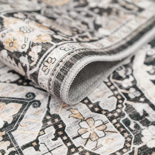 YOUFORTONG Area Rug 3x5 Washable Rugs: Soft Ultra Thin Low Pile Mat Machine - Image 6