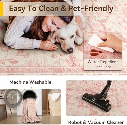 RELEANY Washable Area Rug, Small 2'x3' - Image 5