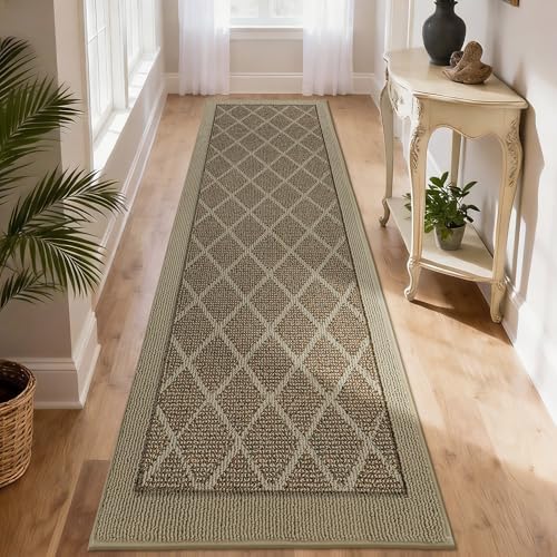 COSY HOMEER Hallway Runner Rugs Door Mat 2x8 Ft Dirt Trapper - Image 3