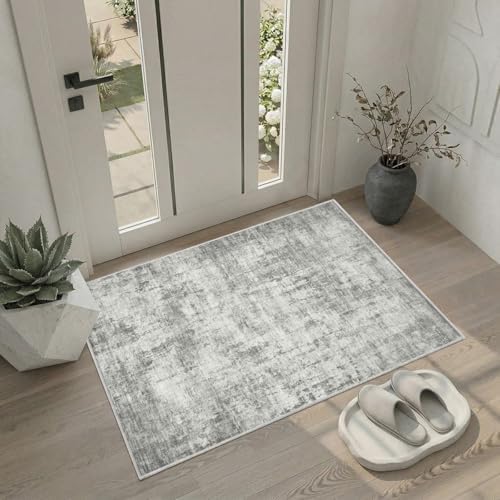 2x3 Area Rug Washable Abstract: Non Slip Throw Rugs - Image 5