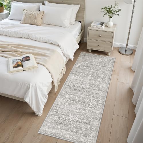 Soalmost Runner Rug Non-Slip for Kitchen 2x6, Washable Soft Hallway Rug - Image 3