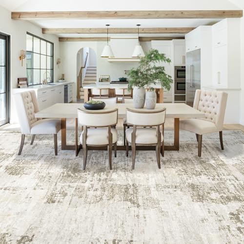 XLUEZ 9x12 Area Rug for Living Room, Washable Modern Abstract Large Area Rug - Image 6