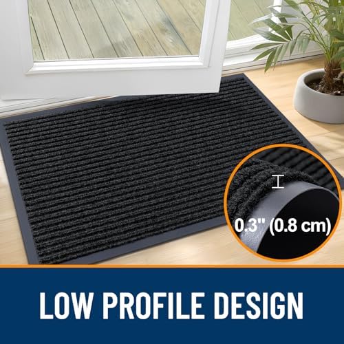 OLANLY Front Door Mat 47x17, Waterproof Heavy-Duty Indoor Outdoor Doormat - Image 4