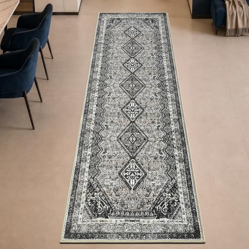 Keen Home Design Vintage Washable Runner Rug, Non-Slip Low Pile - Image 4