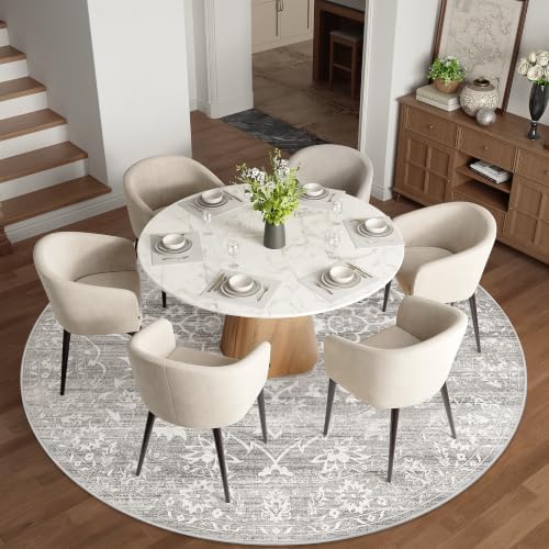 Soalmost Washable Round Rug 9ft - Image 2