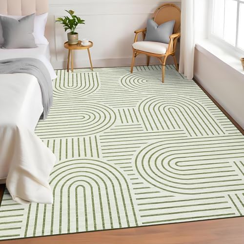 ROYHOME Modern Washable Rug 4x6 Area Rugs - Image 3
