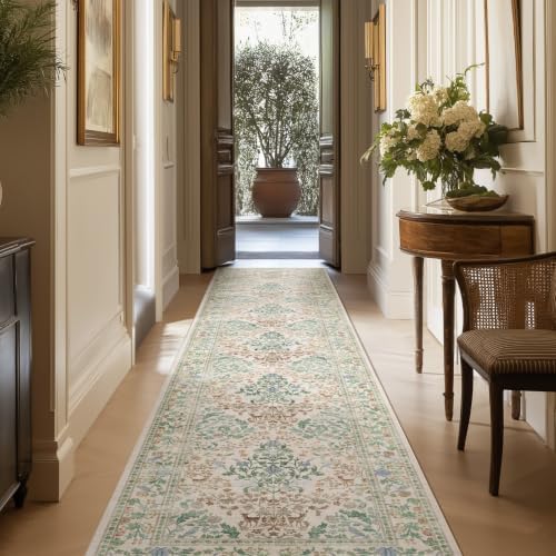 Washable Runners for Hallways Kitchen Rug: 2'x10' Runner Rug Stain Resistant - Image 6