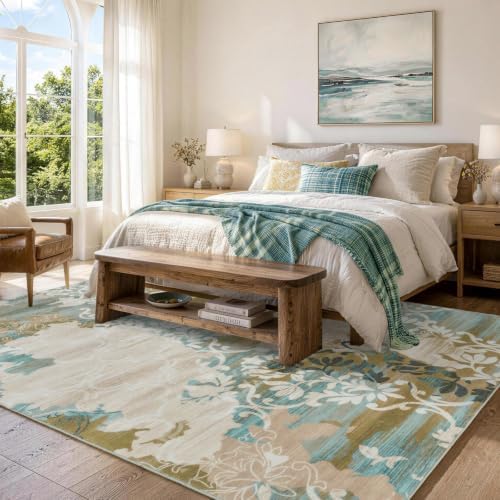5x7 Washable Non-Slip Area Rug for Living Room - Image 5