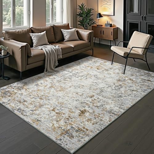Toneed 4x6 Washable Area Rugs for Bedroom Living Room by Toneed