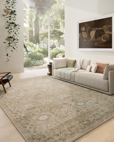 10x12 Area Rugs for Living Room: Washable Bedroom Rug Non Slip Large Carpet by palohom
