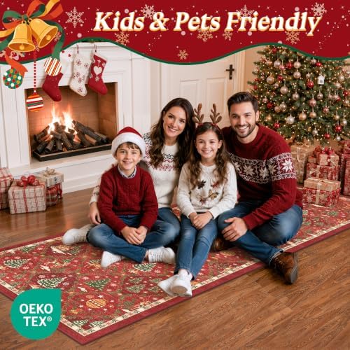 Christmas 2x12 Runner Rugs for Hallway - Image 7