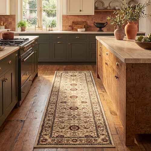 SAFAVIEH Lyndhurst Runner Rug 2'3"x8', Ivory & Ivory LNH212L by Unknown