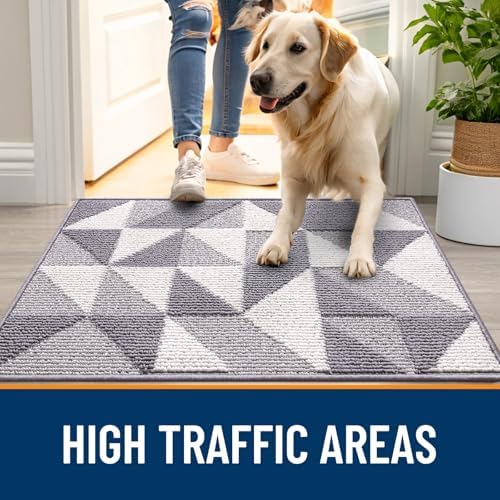 OLANLY Door Mat Indoor Entrance Washable 32x20, Odor-Free Low-Profile Front - Image 5