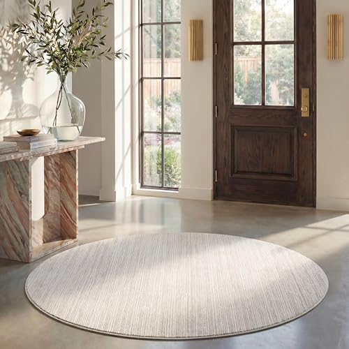 SAFAVIEH Vision Round Rug 5', Ivory VSN606J by Unknown