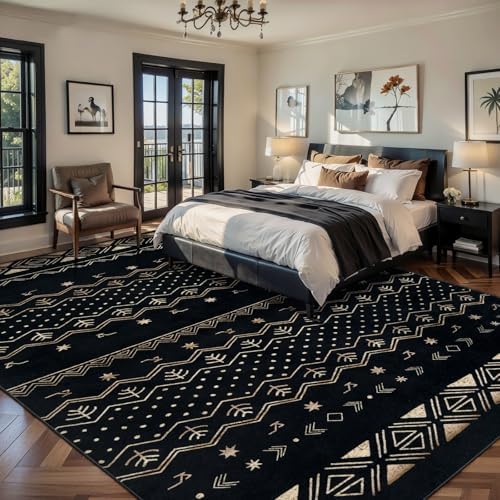 SERISSA 8x10 Washable Non-Slip Boho Area Rug - Image 2