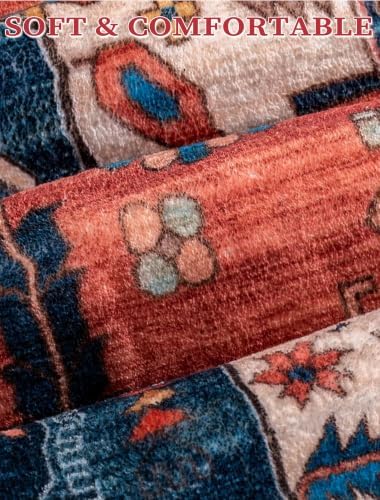 SERISSA 2'6"x12' Washable Non Slip Boho Runner Rug - Image 5