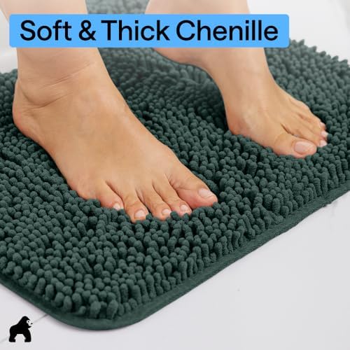 GORILLA GRIP Chenille Bath Rug Mat - Image 5