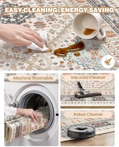 Kitchen Runner Rug Non Slip Washable Rugs 2.5x10 - Image 6