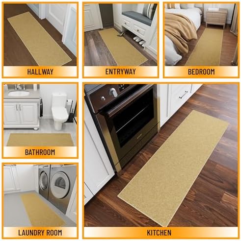 Ottomanson 2x5 Kitchen Rug Runner – Non-Slip Entryway Rug - Image 3