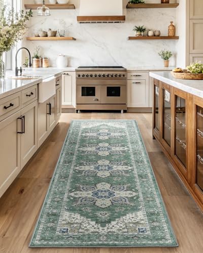Amada 2'6"x8' Washable Runner Rug - Image 3