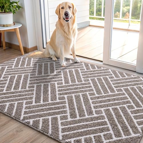 OLANLY Indoor Door Mat 48x32, Low-Profile Dirt Resistant Doormat by OLANLY
