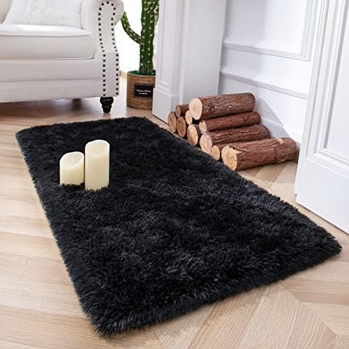 Chicrug Soft Runner Rug for Bedroom Living Room Plush Fluffy Rug 2x3 by ChicrugHomeDecor
