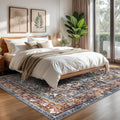 KOZYFLY Boho Area Rug 6x9 Ft Thin Rugs by KOZYFLY