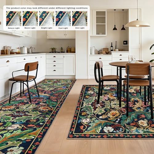 nesrt 9'x12' Boho Jungle Area Rug - Image 5