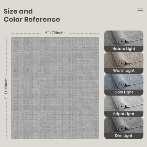 Valenrug 6x9 Area Rugs, High Low Pile Washable Rugs - Image 2