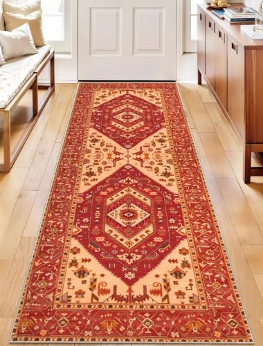 SERISSA 2x6 Washable Non Slip Boho Runner Rug - Image 6