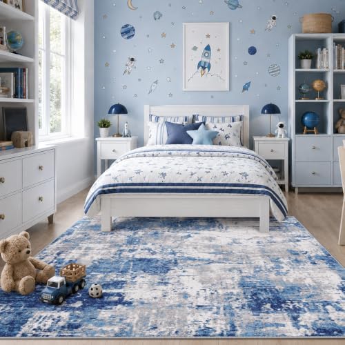 RELEANY Washable 6'x9' Abstract Area Rug - Image 2