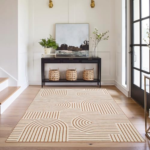 ROYHOME Modern Washable Rug 5x7 Area Rugs - Image 2