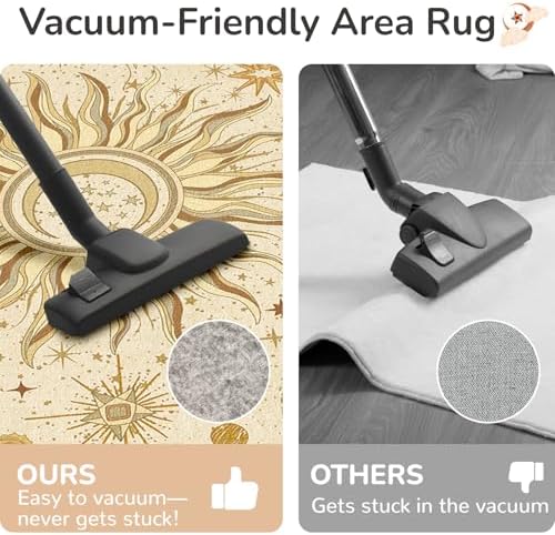 Vacuum-Friendly, 5x7 Washable Area Rug - Image 5