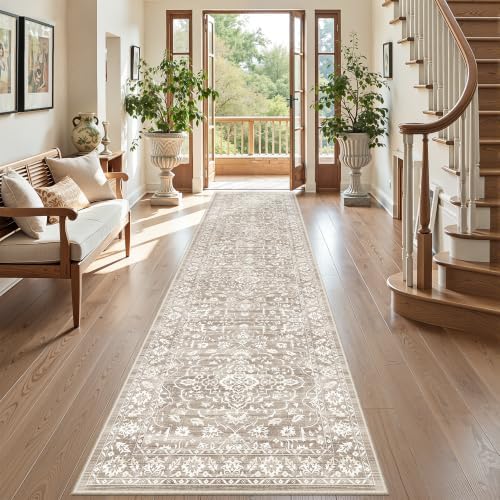 Soalmost Runner Rug Non-Slip for Hallway 2.5x10, Washable Soft Kitchen Rug - Image 2