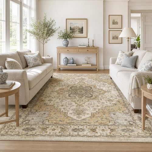 Amada Vintage Washable Area Rug - Image 6