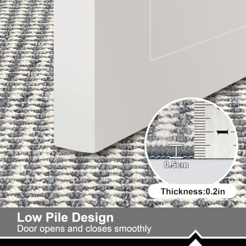 Ultra Thin Door Mat 24"x 36", Non-Slip Entrance Rugs - Image 4