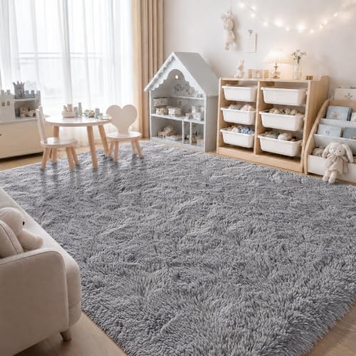Zentavio Area Rugs for Living Room Grey Rugs for Bedroom Large Big 9x12 Carpet - Image 5