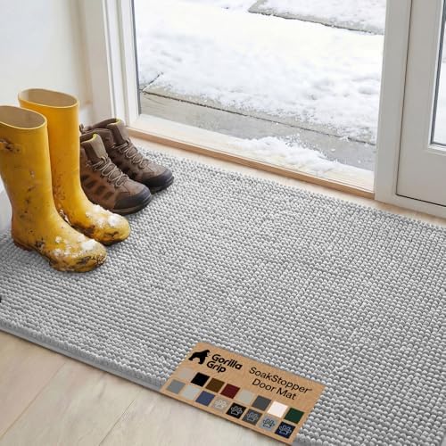 GORILLA GRIP SoakSTOPPER Indoor Door Mat by GorillaGrip