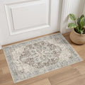 Tortania Runner Rug 2x3 Living Room Rug Washable Soft Brown/Blue by Tortania