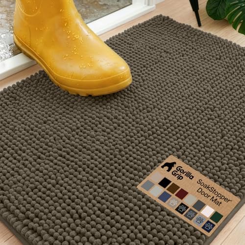 GORILLA GRIP SoakSTOPPER Indoor Door Mat by GorillaGrip