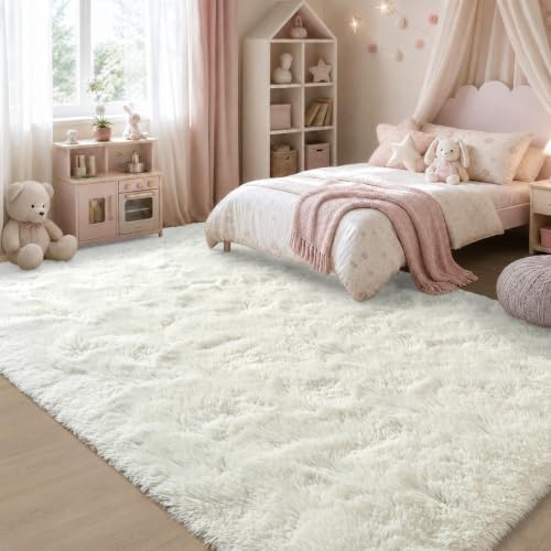 Zentavio White Living Room Rugs 8x10 Large Area Rugs - Image 4