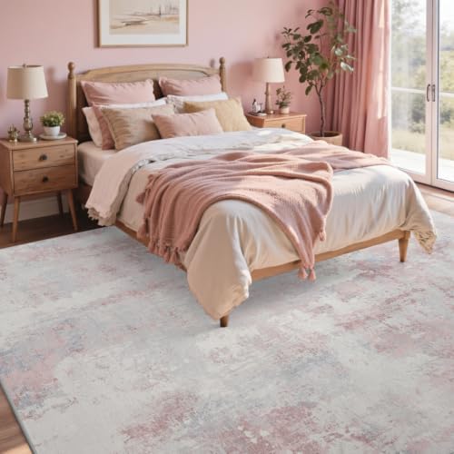 6x9 Ft Abstract Washable Area Rugs - Image 4
