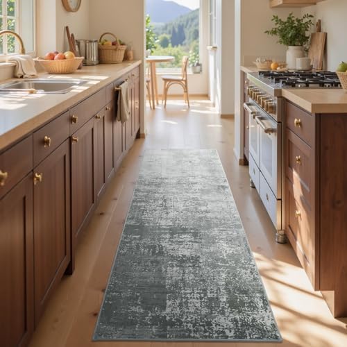 2x6 Ft Abstract Washable Runner Area Rugs - Image 4