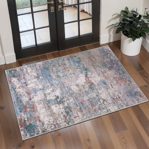 Tangsoo Abstract 2x3 Washable Rugs by Tangsoo