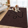 Smiry Dog Door Mat for Muddy Paws, Absorbent Non Slip Dirt Trapper by Smiry