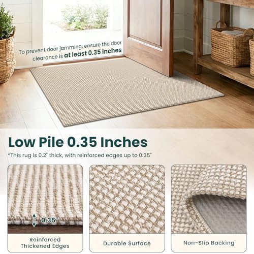 KOZYFLY Runners for Hallways 3x10 ft Washable Kitchen Runner Non Slip Rubber - Image 4