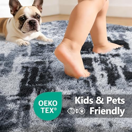 6x9 Large Fluffy Shaggy Area Rugs Non-Slip - Image 5