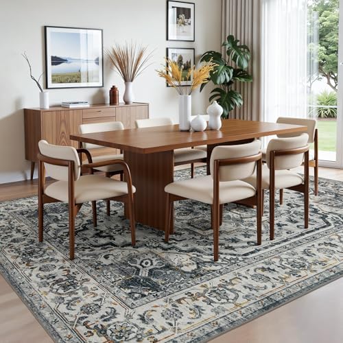 Joydeco Boho Machine Washable Vintage 5x7 Area Rugs - Image 3
