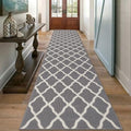 SHACOS Hallway Runner Rugs 2.6x12 ft Long Washable Non Slip Rubber Backing by SHACOS