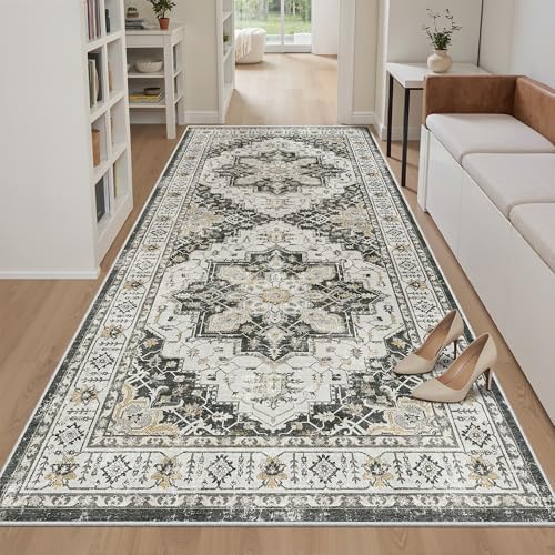 Madane 4x8 Wide Hallway Runner Rug Washable by Madane